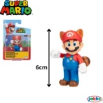 Figura Super Mario Bros articulada 6 cm original JAKKS – 423194‑8